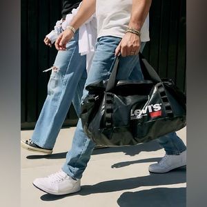 Levi’s black duffel bag backpack